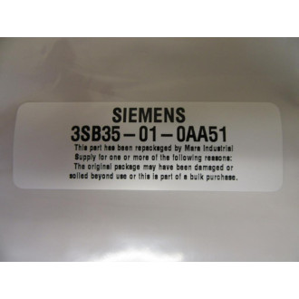 Siemens 3SB3501-0AA51 Push Button 3SB35010AA51