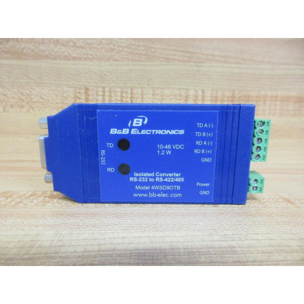 B & B Electronics 4WSD9OTB Communication Converter - Used