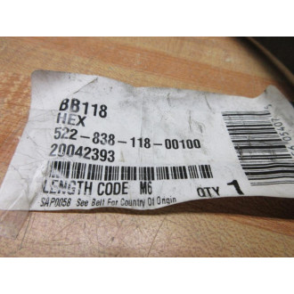 Continental BB118 V Dual Belt ContiTech