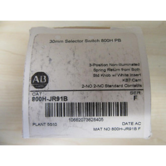 Allen Bradley 800H-JR91B Selector Switch