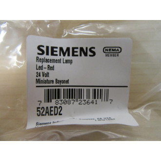 Siemens 52AED2 Miniature Lamp Light Bulb