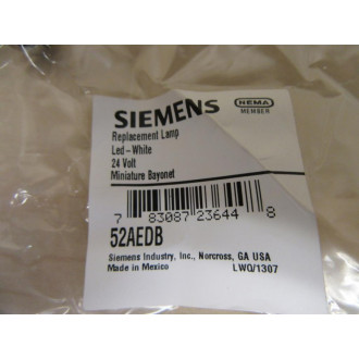 Siemens 52AEDB Miniature Lamp Light Bulb