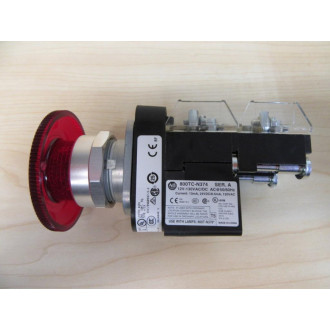 Allen Bradley 800T-FXJTQHRG1 Push Pull Switch