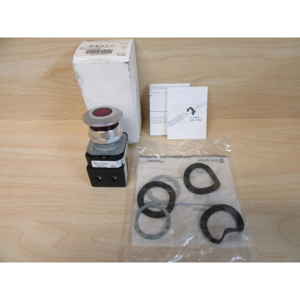 Allen Bradley 800TC-FXQH2R Push Pull Switch
