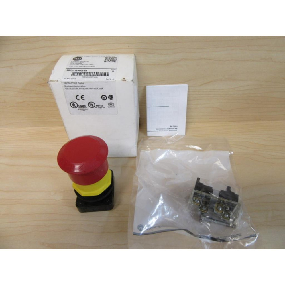 Allen Bradley 800H-TFRXT6A Trigger Action E-Stop