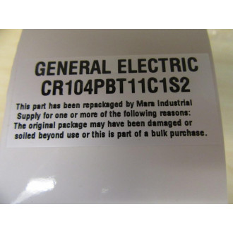 General Electric CR104PBT11C1S2 Push Button Switch