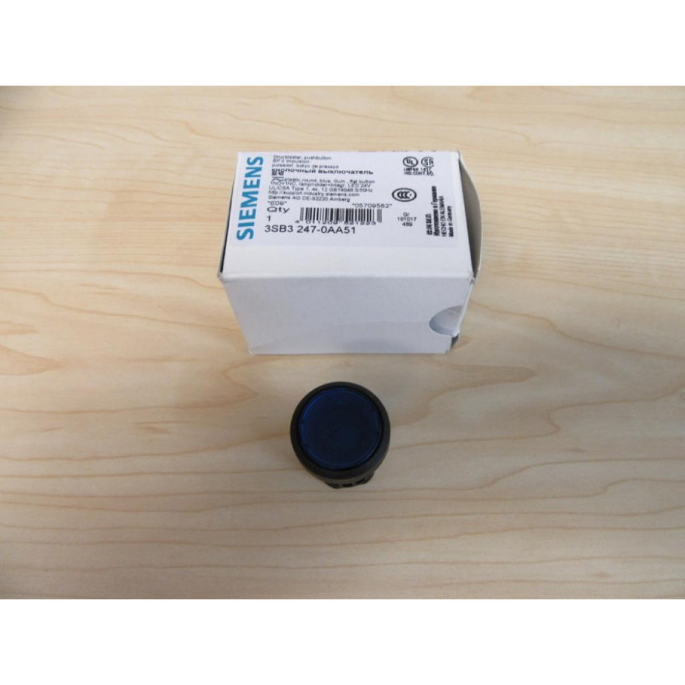 Siemens 3SB3 247-0AA51 Blue 3SB32470AA51 Button