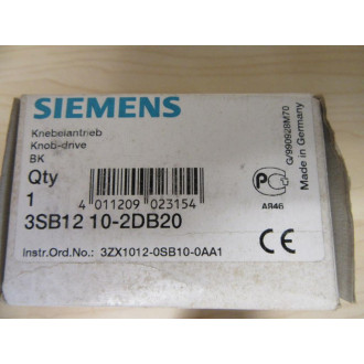 Siemens 3SB1210-2DB20 Selector Switch 3SB12102DB20
