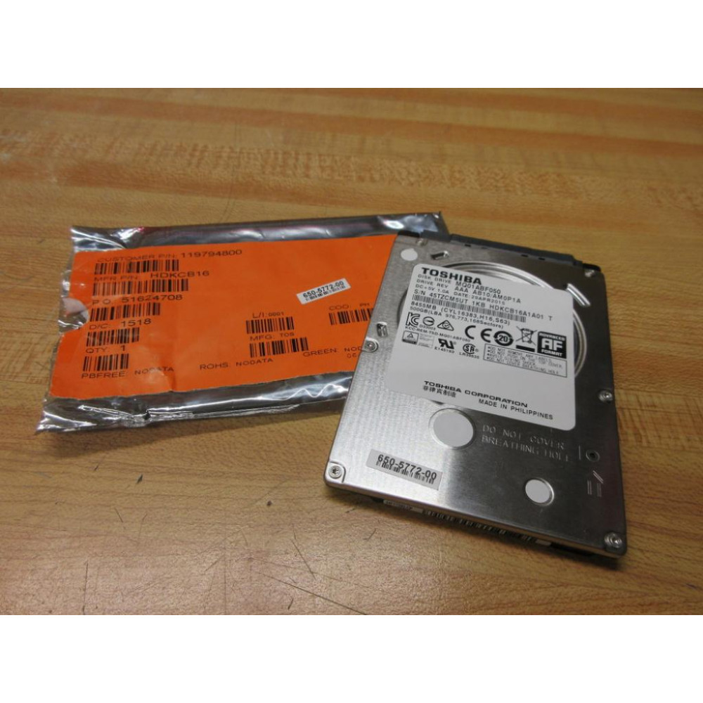 Toshiba HDKCB16 Disk Drive MQ01ABF050