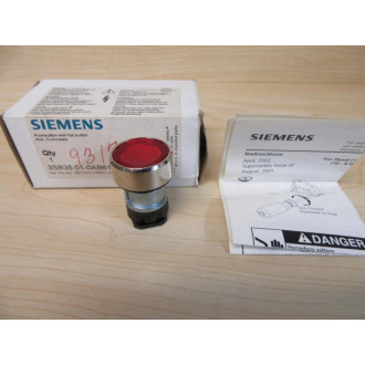 Siemens 3SB3 501-0AB61 Red 3SB35010AB61 Button - New No Box