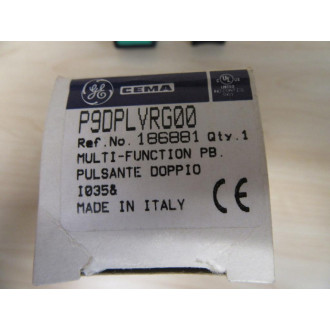 General Electric P9DPVRG00 Multi Function Push Button