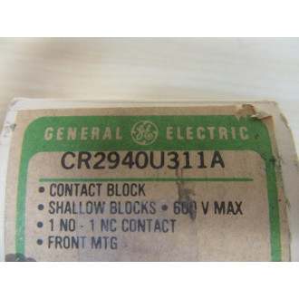 General Electric CR2940U311A Contact Block