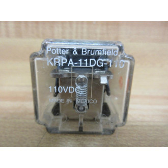 Potter & Brumfield KRPA-11DG-110V DC Relay KRPA-11DG-110 - Used