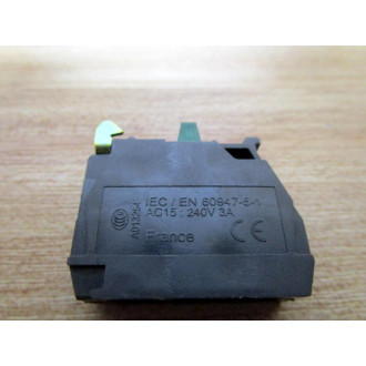 Telemecanique ZBE-101 Schneider Contact Block 35563 (Pack of 6) - Used
