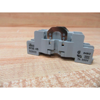 IDEC SY2S-05 Relay Socket SY2S05 W Clips (Pack of 2) - Used