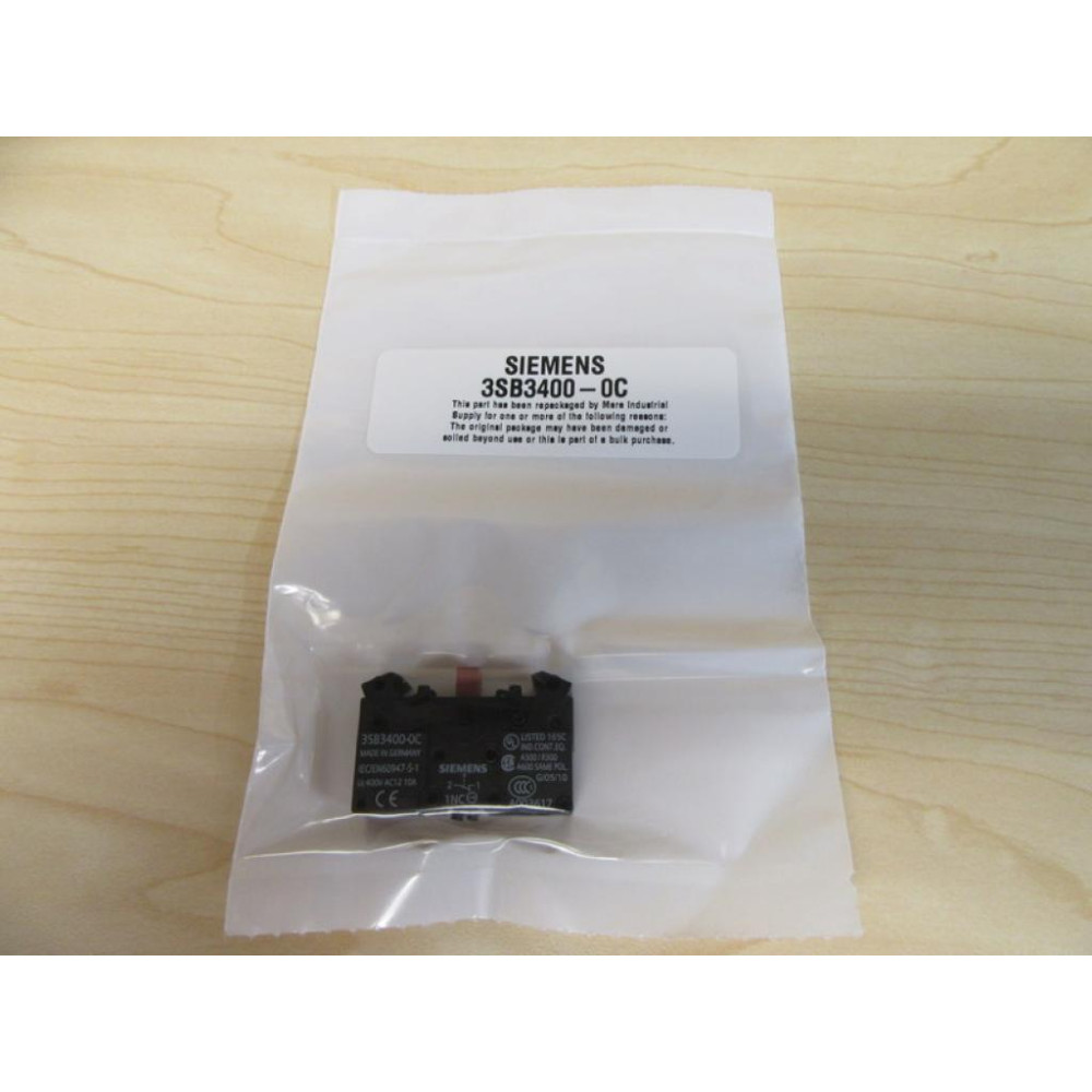 Siemens 3SB3400-0C Block 3SB34000C