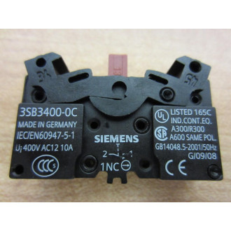 Siemens 3SB3400-0C Block 3SB34000C