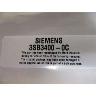 Siemens 3SB3400-0C Block 3SB34000C