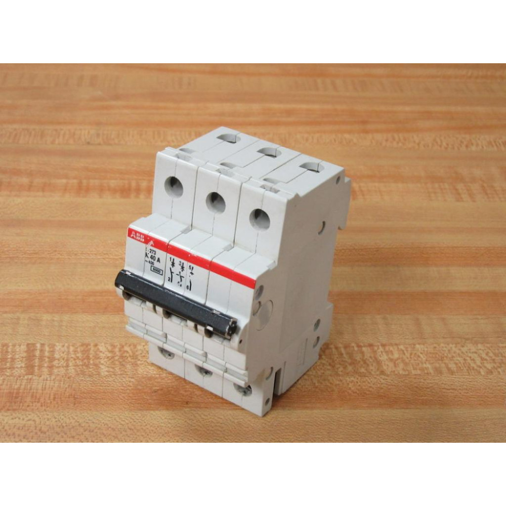 ABB S273 K40A 40A Circuit Breaker S273K40A - Used