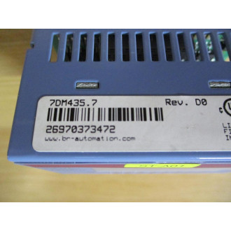 BR Automation 7DM435.7 IO Module  7DM4357 Rev. D0 - Used