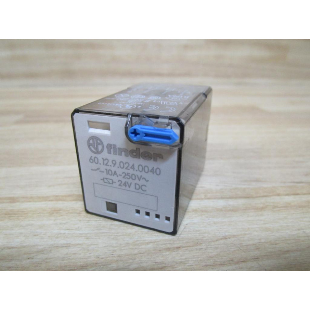 Finder 60.12.9.024.0040-24V DC Relay 60.12.9.024.0040-24VDC - Used