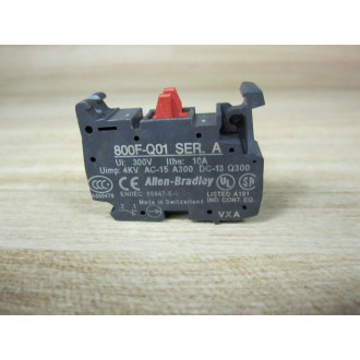 Allen Bradley 800F-Q01 Contact Block 800F-QO1 - New No Box