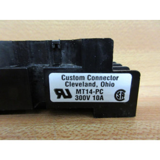 Custom Connector MT14-PC Relay Socket MT14PC 10 Amp - New No Box