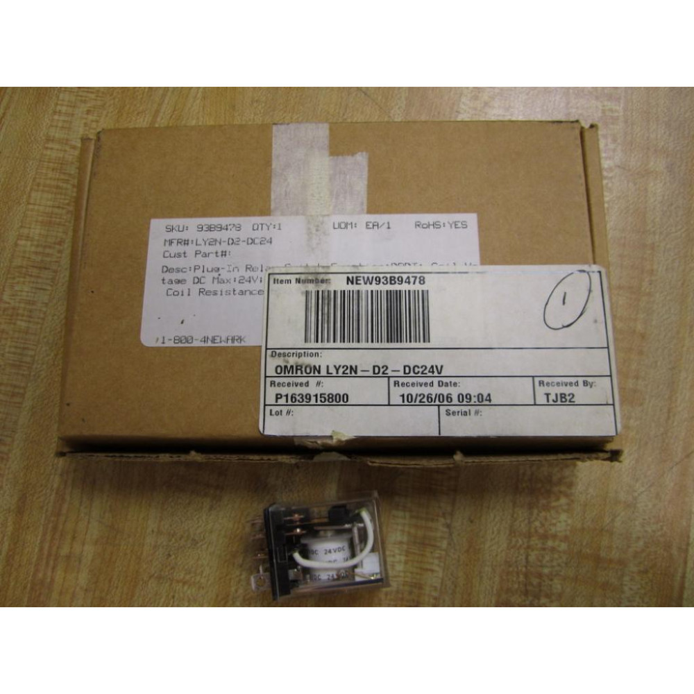 Omron LY2N-D2-24VDC Relay LY2N-D2-24V DC