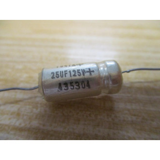Sprague M39006 Capacitor 25UF 125W (Pack of 4) - New No Box