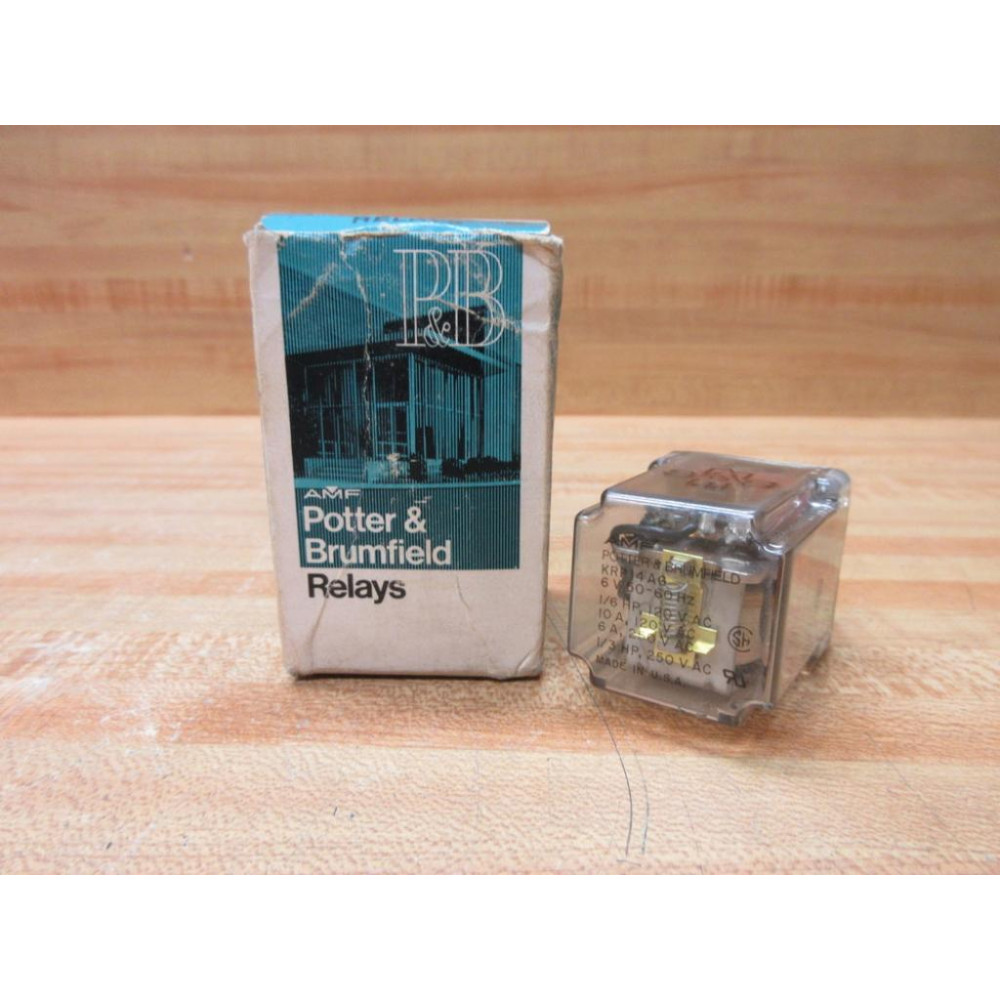 Potter & Brumfield KRP-14AG-6V AC Relay KRP-14AG-6VAC