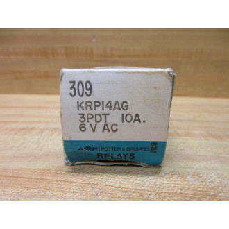 Potter & Brumfield KRP-14AG-6V AC Relay KRP-14AG-6VAC