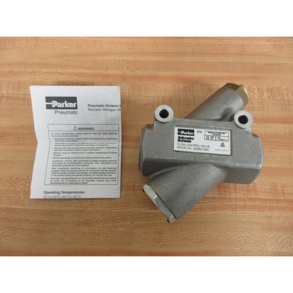 Parker 032501250 Flow Control Valve - New No Box