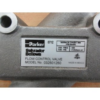 Parker 032501250 Flow Control Valve - New No Box