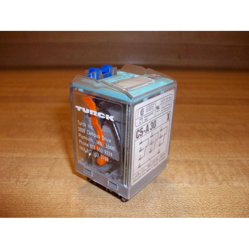 Turck C5-A30-AC120V Releco Relay C5A30120VAC - New No Box