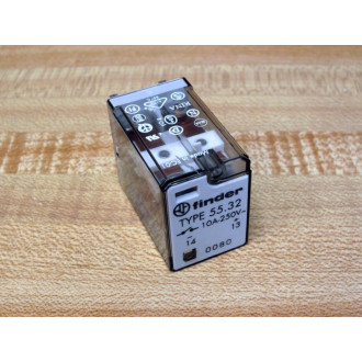 Finder 55.32 Relay 5532 10A 250V - New No Box