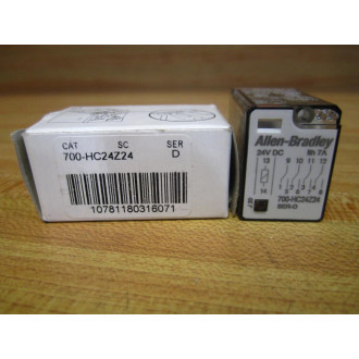 Allen Bradley 700-HC24Z24-24V DC Relay  700HC24Z24-24VDC Series D