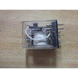 Omron MY2-12V DC Relay MY2-12VDC - Used
