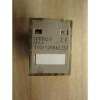 Omron MY4-110120VAC(S) Relay MY4-110120V AC (S) - Used