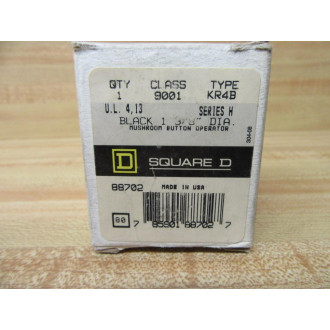 Square D 9001-KR4B Mushroom Button Operator 9001KR4B