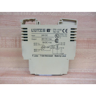 Lutze 760105 Relay OT6-0105 - Used
