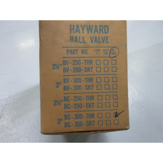 Hayward BC-300-THR Ball Check Valve 3" BC300THR