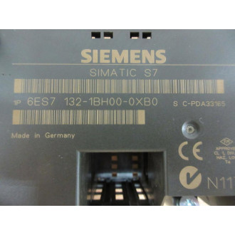 Siemens 6ES7 132-1BH00-0XB0 VDC Logic IO Module 6ES71321BH000XB0 - Used