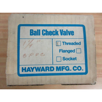 Hayward TC10125STE Ball Check Valve 1-14"