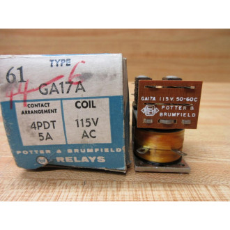 Potter & Brumfield GA17A 5A AMF Relay GA17A-115V AC