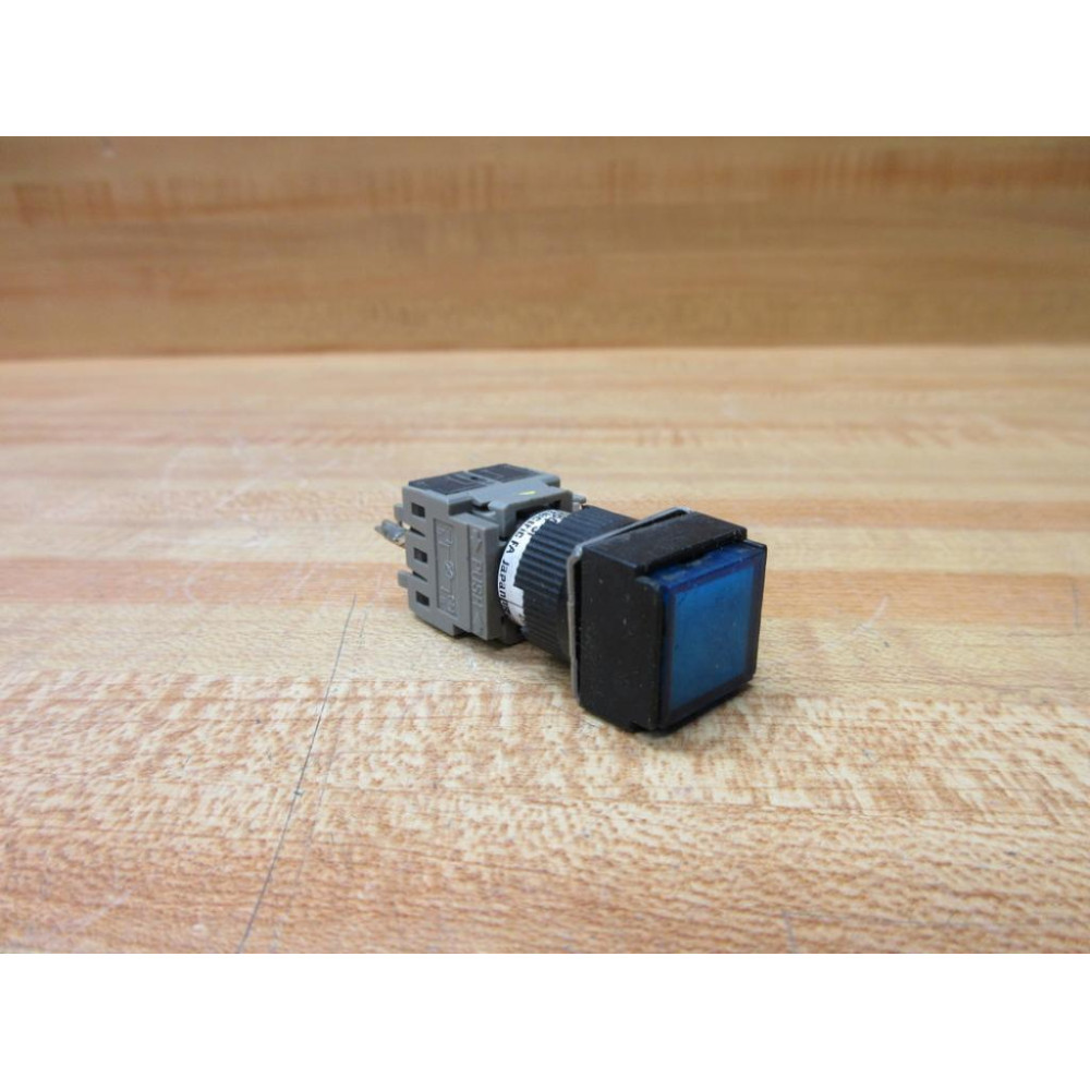 Fuji Electric AH164-SF Push Button Switch AJ164SF Blue - Used