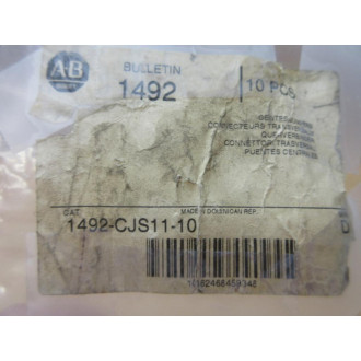 Allen Bradley 1492-CJS11-10 Center Jumper 1492CJS1110 (Pack of 10) - New No Box