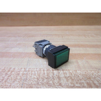 Fuji Electric AH164-TF Push Button Switch AH164TF Green - Used