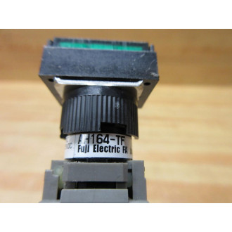 Fuji Electric AH164-TF Push Button Switch AH164TF Green - Used