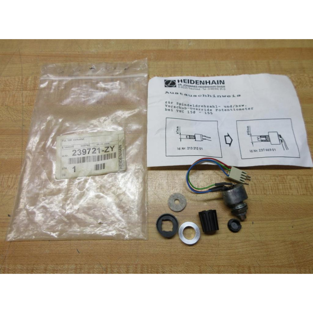 Heidehain 239721-ZY Potentiometer 239721ZY