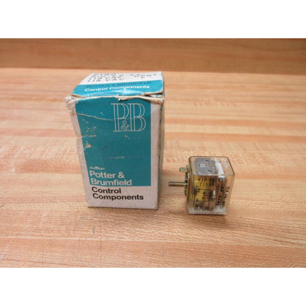 Potter & Brumfield R10-E6-X2-115V AC Relay R10-E6-X2-115VAC